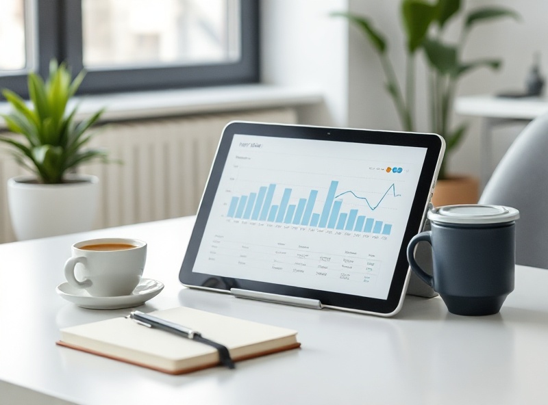 Agency account managers reviewing automated client satisfaction dashboards during a weekly performance review